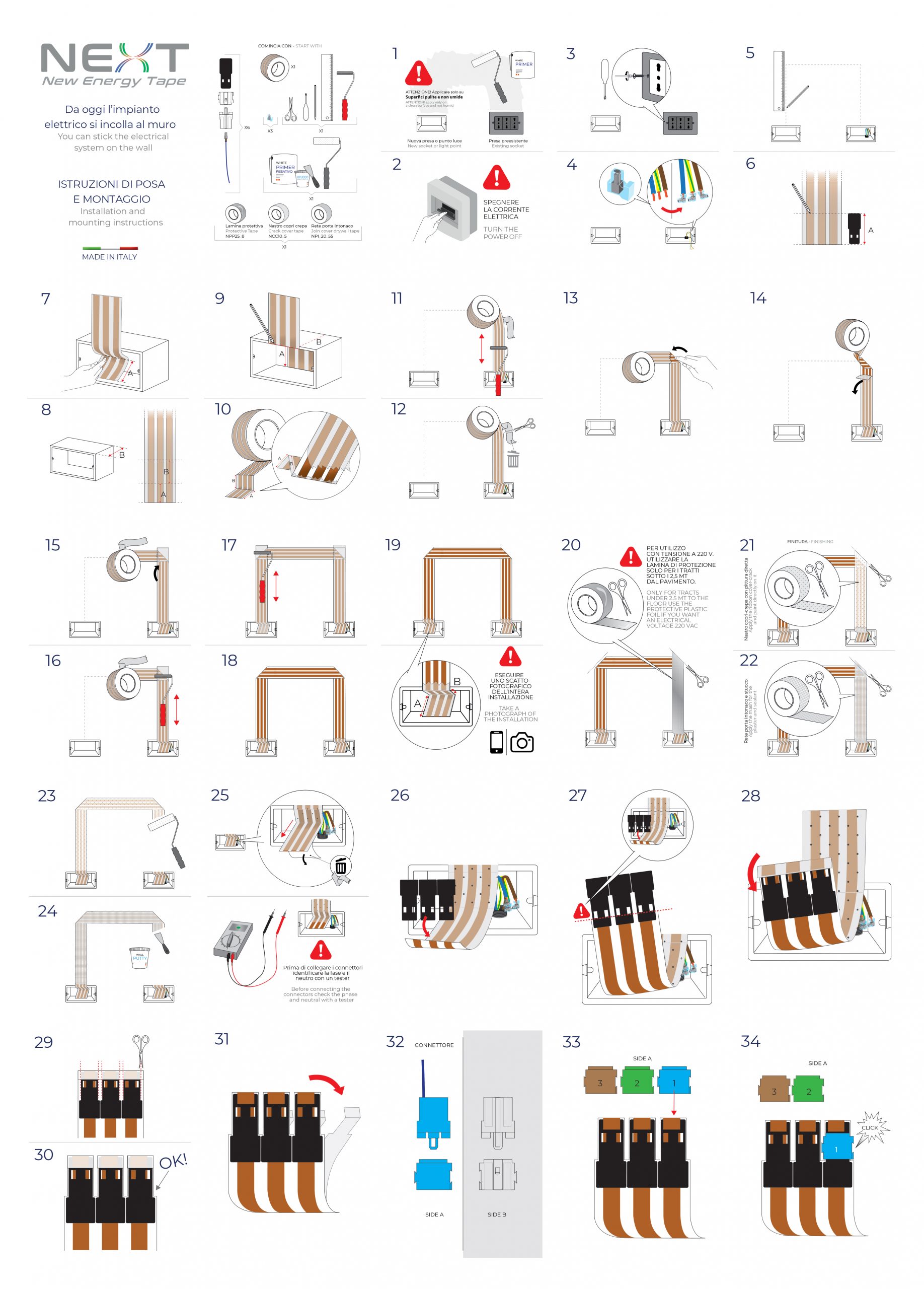KIT315_03 – Next-Tape 3 piste sez. 1,5 mm² – 3 m - immagine 8